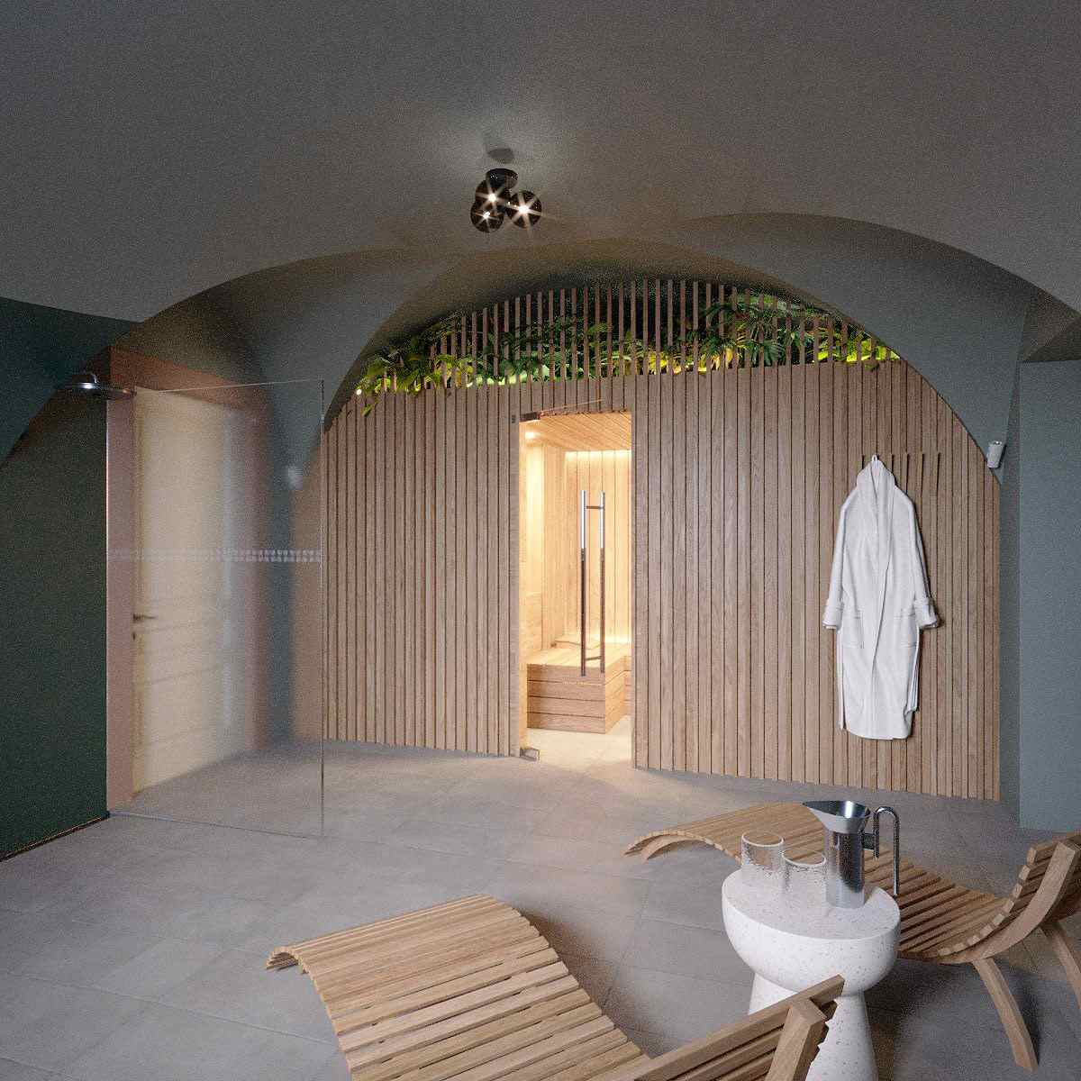 From your room in a soft bathrobe straight to the spa