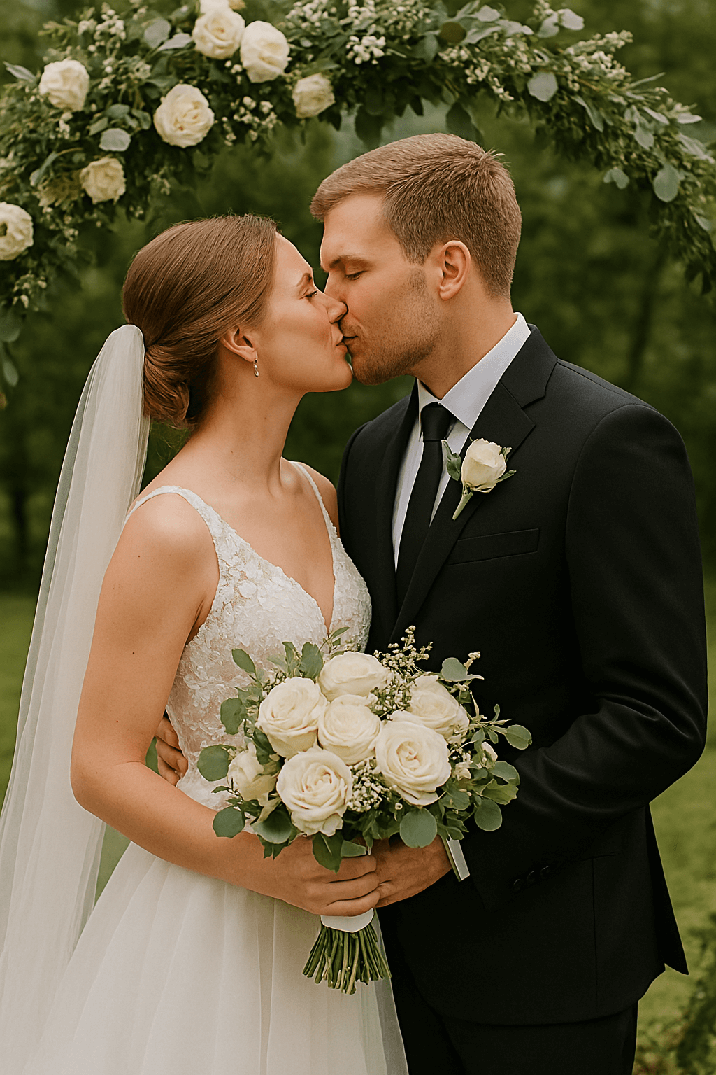 A fairy-tale wedding day